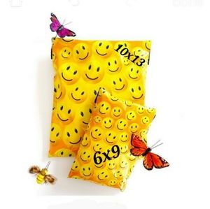 6x9 Smiley face Mailers with bonus Mailers and stickers.